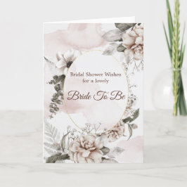 Vrijgezellenfeest Rozen Floral Kaart