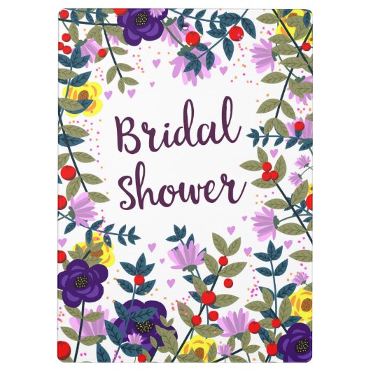 Vrijgezellenfeest  Rozen Klembord (Achterkant)