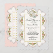 vrijgezellenfeest Rozen Tea Party Teapot in Teacup Kaart (Voorkant / Achterkant)