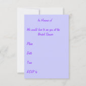 vrijgezellenfeest RSVP-kaarten Kaart (Achterkant)