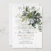 Vrijgezellenfeest Rustic Blue Gum Eucalyptus Kaart (Voorkant)