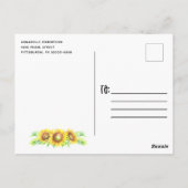 Vrijgezellenfeest Rustic Bridal Shower Invitation  Briefkaart (Achterkant)