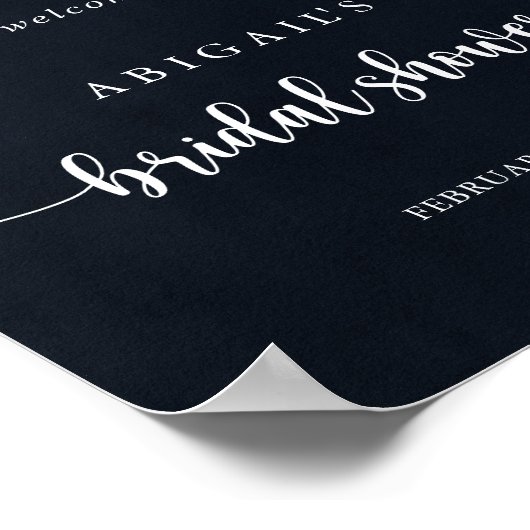 Vrijgezellenfeest Rustic String Lights Welkom Poster (Hoek)