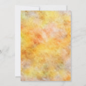 Vrijgezellenfeest Rustic Sunflower Floral Kaart (Achterkant)