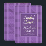 Vrijgezellenfeest Rustic Violet Pset Folie Rings Kaart<br><div class="desc">Violet Pset & Wedding Rings Bridal Shower-uitnodigingen Ontworpen door: groot digitaal ontwerp van Dream</div>