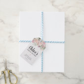 Vrijgezellenfeest rustiek Boho Blush Roze Rose Flo Cadeaulabel (Met Touw)