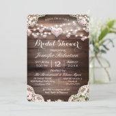 Vrijgezellenfeest rustiek land kaart (Staand voorkant)