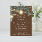 Vrijgezellenfeest rustieke houten gouden bronzen k kaart (Staand voorkant)