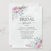 Vrijgezellenfeest Rustieke Waterverf Bloemen Eucal Kaart (Voorkant)