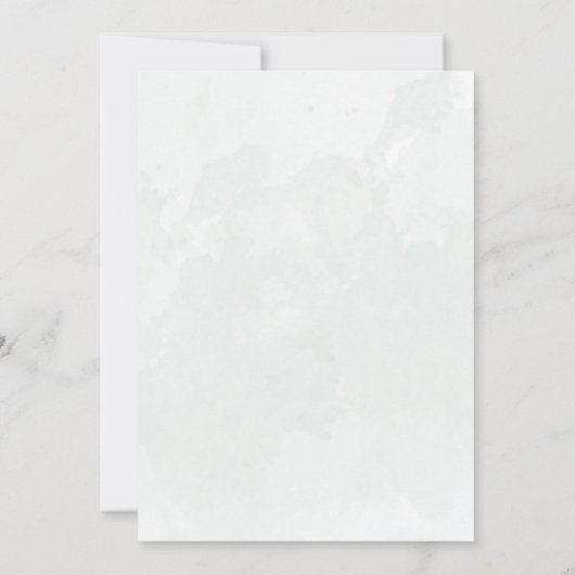 Vrijgezellenfeest Rustieke Waterverf Bloemen Eucal Kaart (Achterkant)