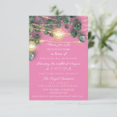 Vrijgezellenfeest Rustige houten gouden roze potte Kaart (Staand voorkant)