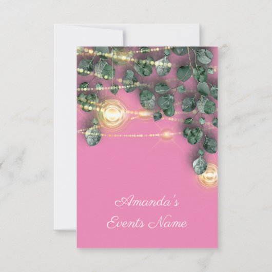 Vrijgezellenfeest Rustige houten gouden roze potte Kaart (Achterkant)