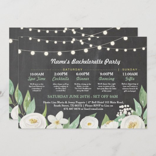 vrijgezellenfeest Rustige rondvliegers Kaart (Voorkant / Achterkant)