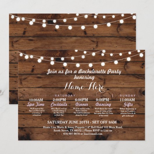 vrijgezellenfeest Rustige rondvliegers Kaart (Voorkant / Achterkant)