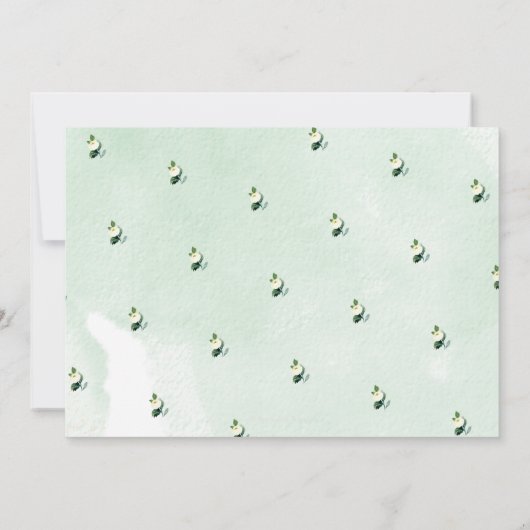 Vrijgezellenfeest Rustige Waterverf Alabaster Flow Kaart (Achterkant)