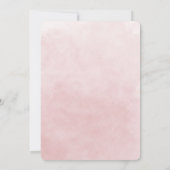 Vrijgezellenfeest Sage Roze Rozen Kaart (Achterkant)