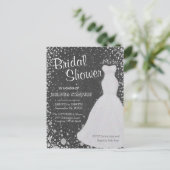 Vrijgezellenfeest | schoolbord uitnodiging briefkaart (Staand voorkant)