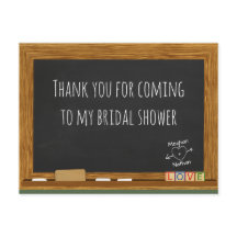 Vrijgezellenfeest schoolleraar Dank u Briefkaart