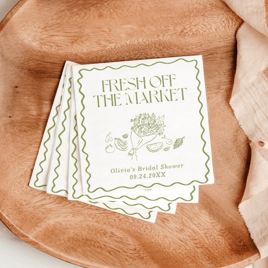 Vrijgezellenfeest servetten vers van de markt