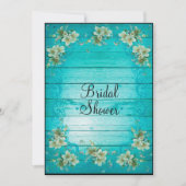 Vrijgezellenfeest Shabby Chic Flowers Kaart (Voorkant)