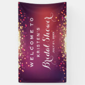 Vrijgezellenfeest Shimmer Gold Glitter Sparkles Spandoek (Verticaal)