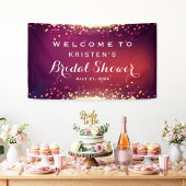 Vrijgezellenfeest Shimmer Gold Glitter Sparkles Spandoek