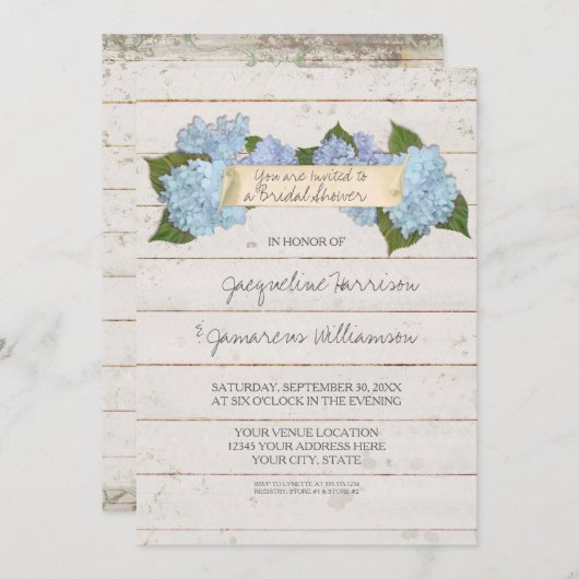 Vrijgezellenfeest Shiplap Houten Board Blauwe Hydr Kaart (Voorkant / Achterkant)