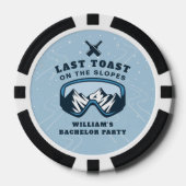 Vrijgezellenfeest Ski Weekend Last Toast Poker Chips (Voorkant)