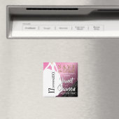 Vrijgezellenfeest - Sla de datum op - Roze Magneet (Insitu (Vaatwasser))