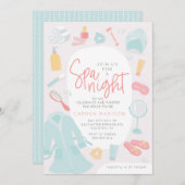 Vrijgezellenfeest spa dingen kaart (Voorkant / Achterkant)