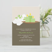 Vrijgezellenfeest spa {groen} kaart (Staand voorkant)