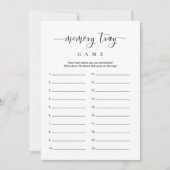 Vrijgezellenfeest Spaargeheugenlade Objectgame Kaa Kaart (Voorkant)