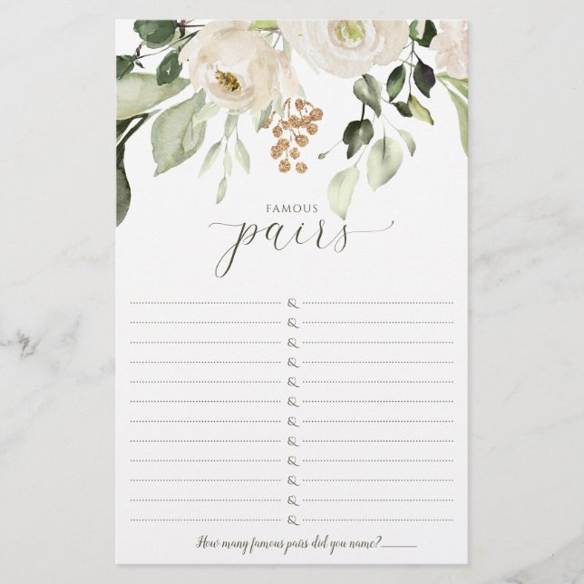 Vrijgezellenfeest speelt beroemde paren - beroemde (Voorkant)