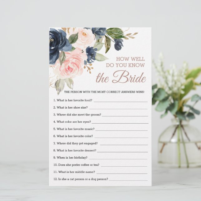 Vrijgezellenfeest speelt hoe goed je de bride kent (Staand voorkant)