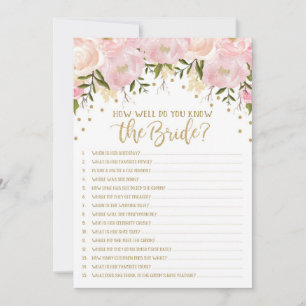 Vrijgezellenfeest speelt hoe goed je de bride kent