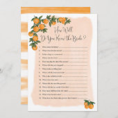 Vrijgezellenfeest speelt hoe goed je de bride kent (Voorkant / Achterkant)