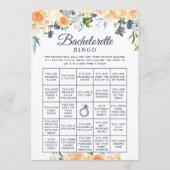 Vrijgezellenfeest Spel Bloemen Bachelorette Bingo  Kaart (Voorkant)
