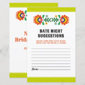 Vrijgezellenfeest Spel Datum Nachtelijke suggestie (Voorkant / Achterkant)