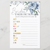 Vrijgezellenfeest spel Emoji Pictionary Dusty Blue (Voorkant)