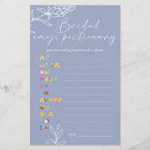 Vrijgezellenfeest spel Emoji Pictionary Periwinkle (Voorkant)