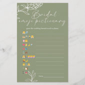 Vrijgezellenfeest spel Emoji Pictionary Sage Groen (Voorkant)