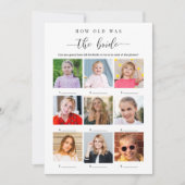 Vrijgezellenfeest spel - Foto hoe oud was de bride Kaart (Voorkant)