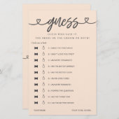 Vrijgezellenfeest spel Hij zei dat ze gokte (Voorkant / Achterkant)