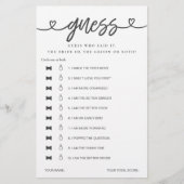 Vrijgezellenfeest spel Hij zei dat ze gokte (Voorkant)