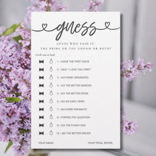 Vrijgezellenfeest spel Hij zei dat ze gokte