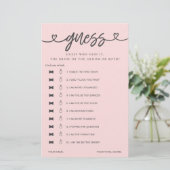 Vrijgezellenfeest spel Hij zei dat ze gokte (Staand voorkant)