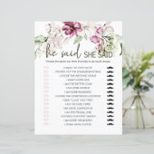 Vrijgezellenfeest spel Hij zei dat ze pioenen roze (Staand voorkant)