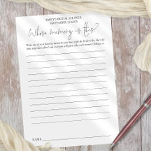 Vrijgezellenfeest spel met zwarte geheugenkaart