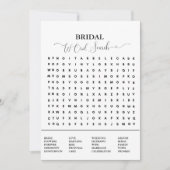 Vrijgezellenfeest spel modern woord zoeken spel aankondiging (Voorkant)