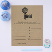 Vrijgezellenfeest spel raden de leeftijd bruiloft flyer (Enkel)